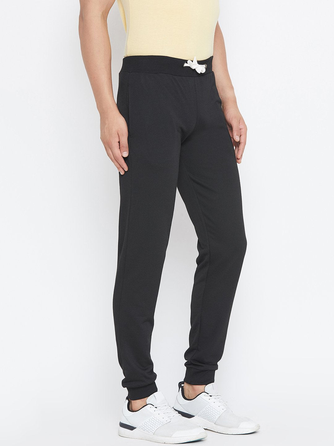 Black printed Men's Trackpant