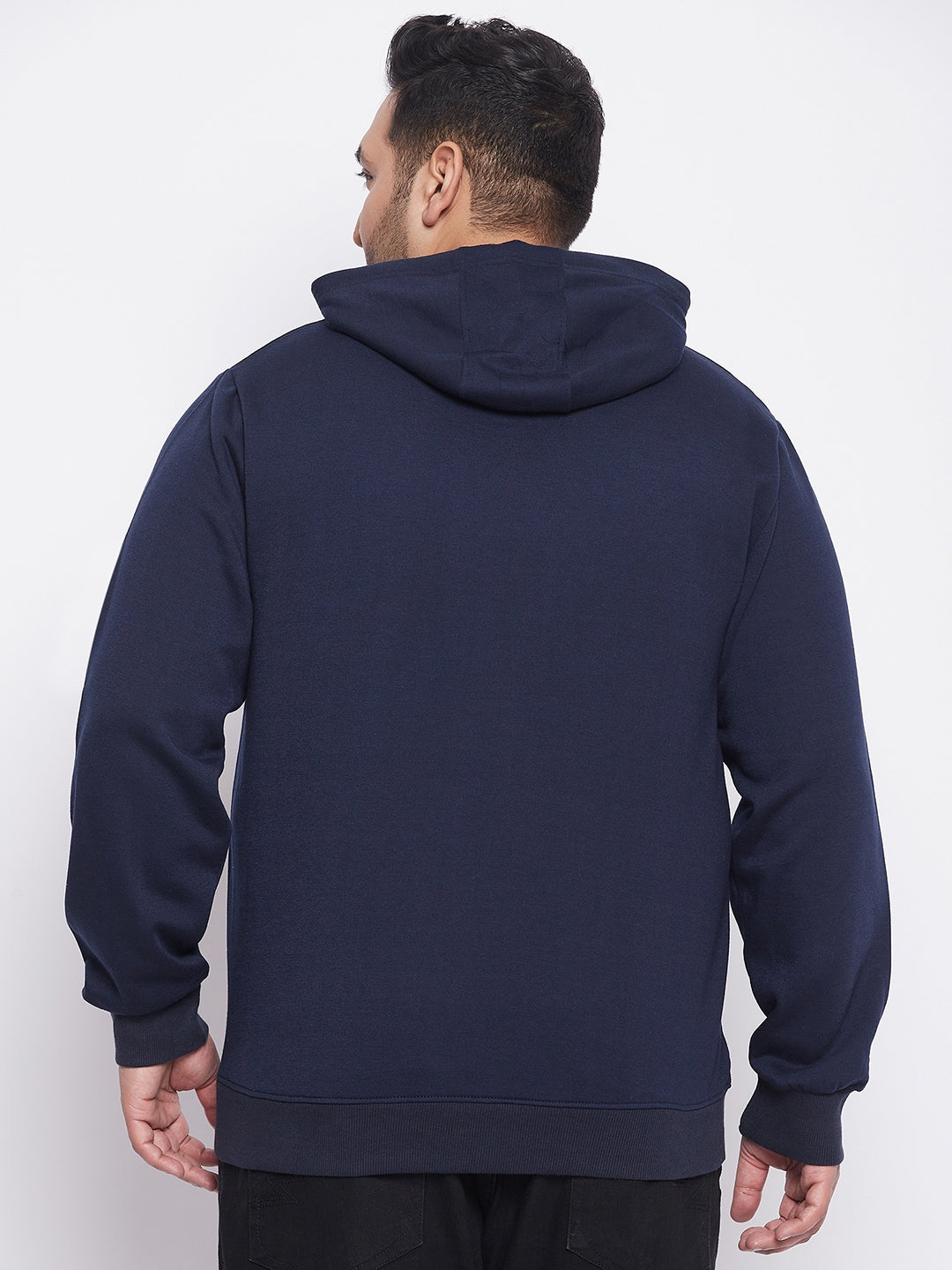 Austivo Men's  Colour Block Hooded Sweatshirt
