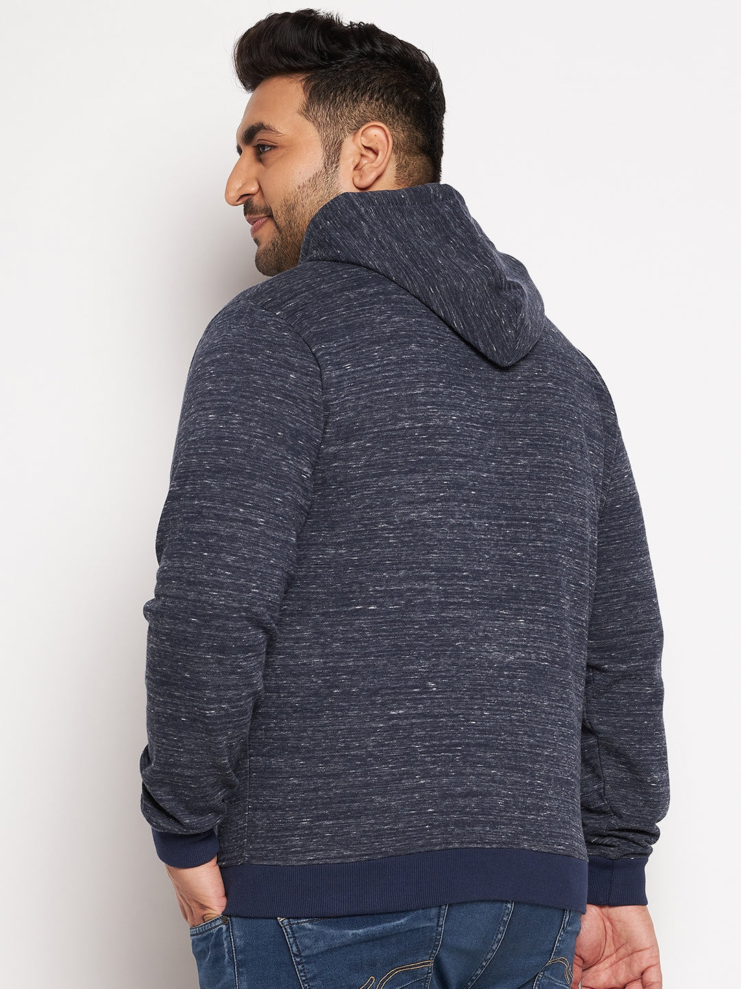 Austivo Men's Colour Block Hooded Sweatshirt