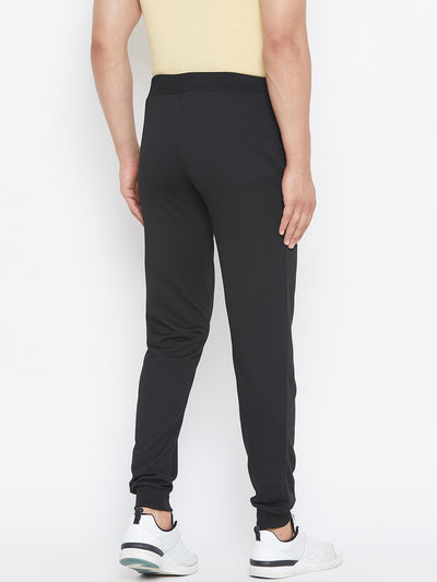 Black printed Men's Trackpant