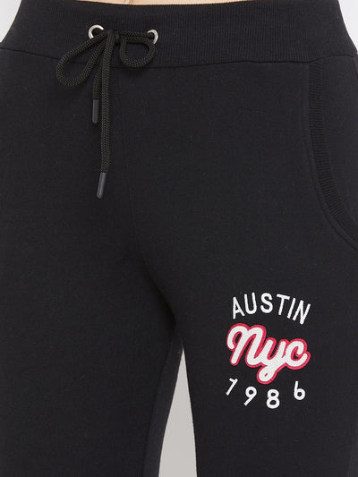 Austin Wood Women's Black Track Pant