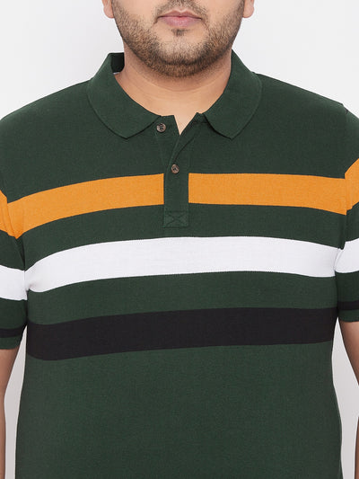 Austivo Men's Half Sleeves Polo Neck  T-shirt