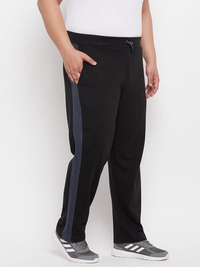 Austivo Printed Men Black Track Pants