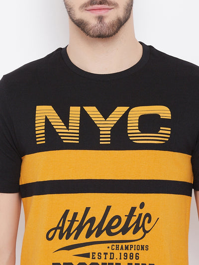 Austin Wood Men's Round Neck T-shirt