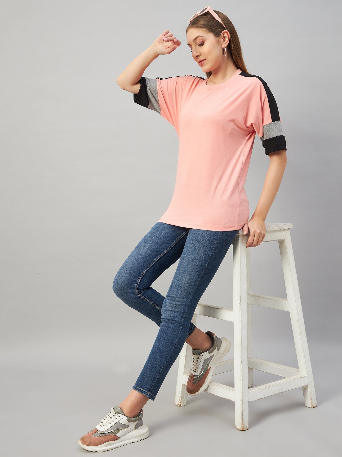 Austin Wood Women Solid Casual Top