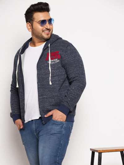 Austivo Men's Colour Block Hooded Sweatshirt